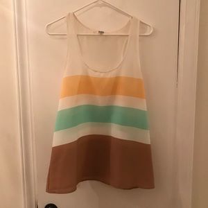 BB Dakota stripe tank top